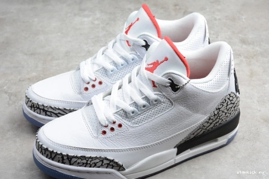 White Air 923096-101 Free 3 Cement 923096-101 Retro Jordan Throw Line 0717